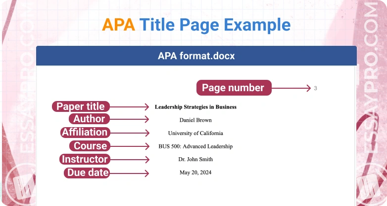 How to Build an APA 7 Title Page for College Essays