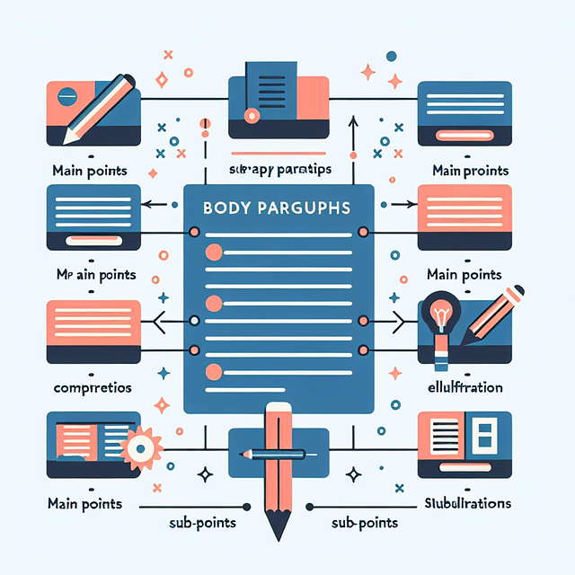structured body paragraphs in an essay outline