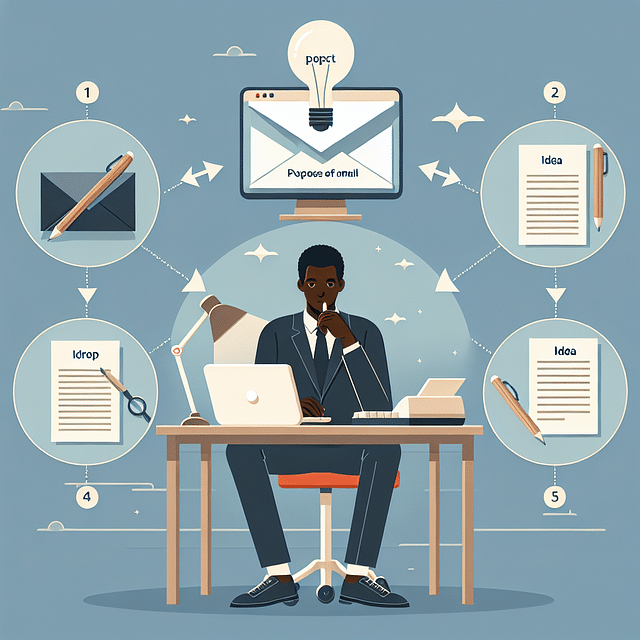 writing the purpose of an email