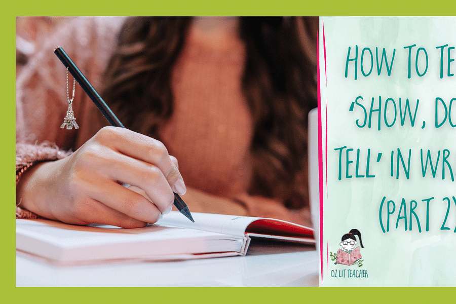 show don't tell writing