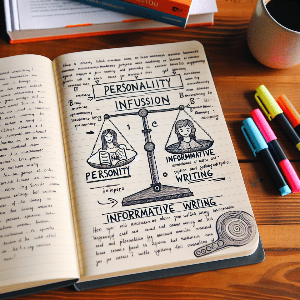 Infusing Personality into Your Essays: Finding the Perfect Balance with Informative Writing