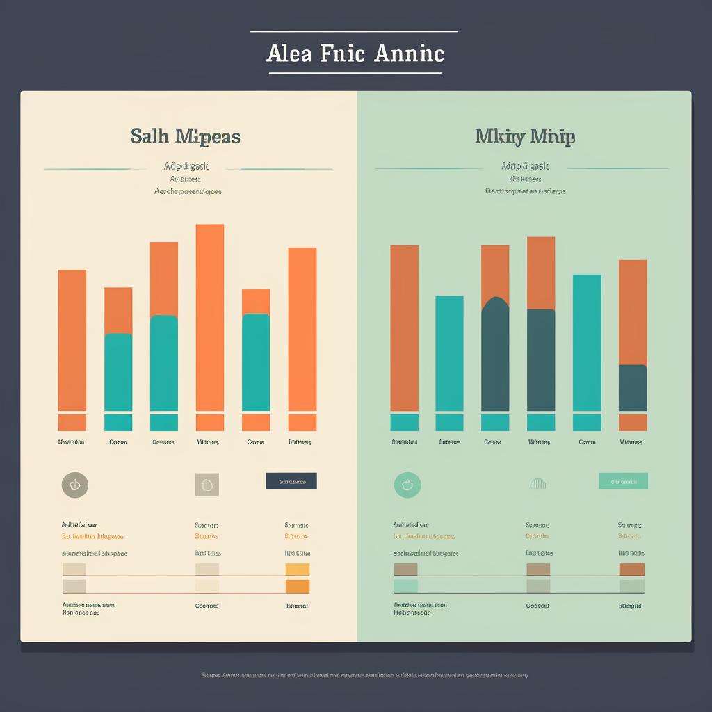 A comparison chart showing APA and MLA formatting styles for book titles