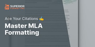 Master MLA Formatting - Ace Your Citations ✍️