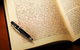 How should you represent a book title in a handwritten essay?